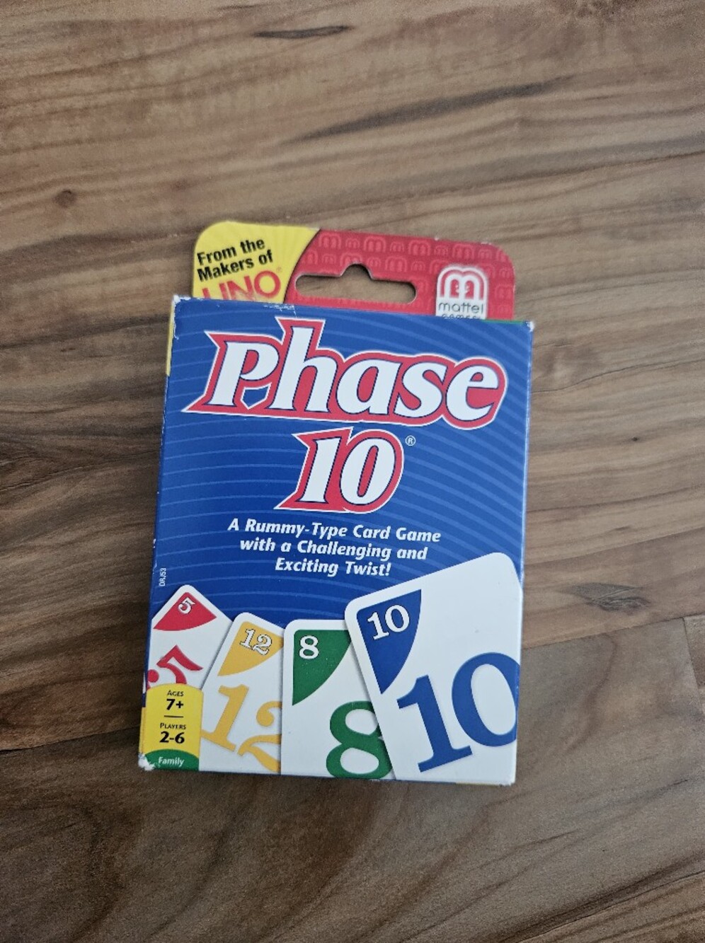 Mattel Phase 10 Card Game - Blue